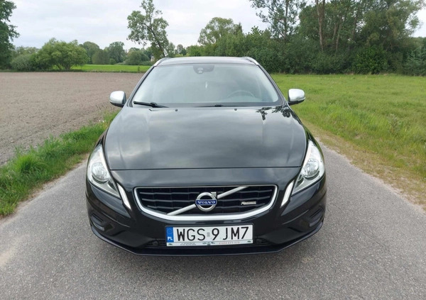 Volvo V60 cena 50000 przebieg: 248000, rok produkcji 2012 z Gostynin małe 704